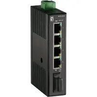 LevelOne IES-0510, Unmanaged, Fast Ethernet (10/100), Vollduplex