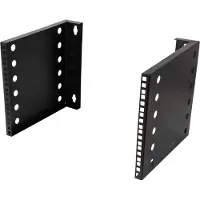 Deltaco 10-19 wall mount with adjustable width, 6U, 35kg load