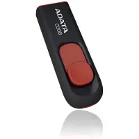 ADATA 32GB C008, 32 GB, USB Typ-A, 2.0, 10 g, Schwarz, Rot