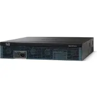 Cisco 2921, Ethernet-WAN, Gigabit Ethernet, Schwarz