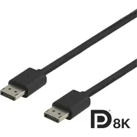 Deltaco DP8K-1030, 3 m, DisplayPort, DisplayPort, Männlich, Männlich, 7680 x 4320 Pixel