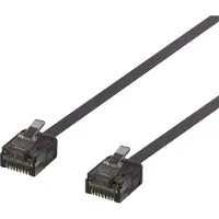 Deltaco patchkabel - 5 m - sort
