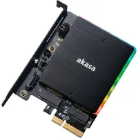 Akasa AK-PCCM2P-03, PCIe, M.2, Schwarz, 32 Gbit/s, 0 - 55 °C
