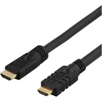 Deltaco HDMI-1150, 15 m, HDMI Typ A (Standard), HDMI Typ A (Standard), 10,2 Gbit/s, Schwarz