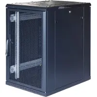 Toten System G, 19" Schrank, 18HE, 600x1000, perforierte Fronttür, 800kg, schwarz 19-G6018PP