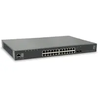 LevelOne GTL-2891, Managed, L3, Gigabit Ethernet (10/100/1000), Vollduplex, Rack-Einbau