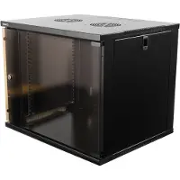 Deltaco 19-5409B, Freistehendes Gestell, 9U, 50 kg, Schwarz