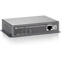 LevelOne EFB POR-0222 2 Port Gigabit Ethernet PoE+ Repeater 2 PoE Ports POR0222