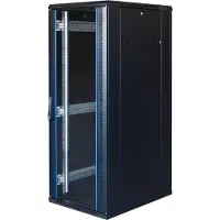 Toten System G, 19-Zoll-Schrank, 32HE, 600x1000, Glasfronttür, perforiert/ 19-G6032GP