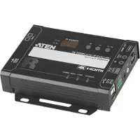 Aten 4K HDMI over IP Empfänger, 4096 x 2160 Pixel, AV-Receiver, 100 m, Verkabelt, Schwarz, HDCP