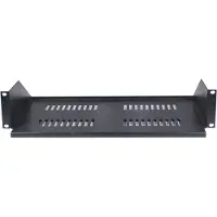 Toten 19 fast hylde, 2U, 267mm dyb, m