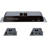 Deltaco HDMI-Sender über Ethernet-Kabel, 1080p in 60 Hz, bis zu 40 m, schwarz