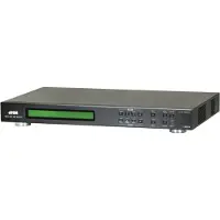 Aten 4 x 4 HDMI Matrix Switch mit Videowall & Scaler, Skalierungs-Matrix-Schalter, 6,75 Gbit/s, 225 MHz, Schwarz, Metall, 34,4 W