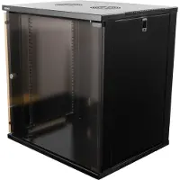Deltaco 19-5412B, Freistehendes Gestell, 12U, 50 kg, Schwarz