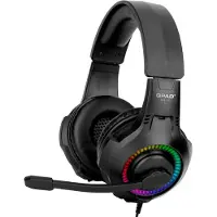 QPAD QH-20, Kabelgebunden, Gaming, 20 - 20000 Hz, 294 g, Kopfhörer, Schwarz