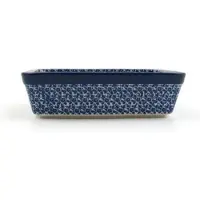 Bunzlau Castle Auflaufform Rectangular Indigo (24 x 19 cm)