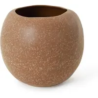 Broste Copenhagen Apple Vase Steingut Kaffee - Ø41,5XH34,5CM