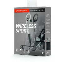 Plantronics BackBeat Fit 350, Kabellos, 20 - 20000 Hz, Sport, 22 g, Kopfhörer, Grau, Weiß