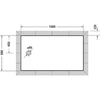 Duravit Rechteck-Duschwanne TEMPANO mit Antislip 1600x900x50mm weiss