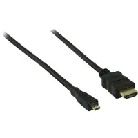 Goobay HDMI/Micro HDMI Kabel mit Ethernet 3,0 m