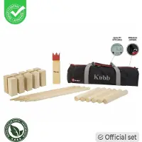Ubergames KUBB / Schwedischen Kubb - Offizielle Masse, Eco-Holz, In Praktischer Transporttasche