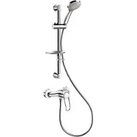 Delabie Duschsystem mit Einhebelmischer 2539S, Standard S-Anschlüsse