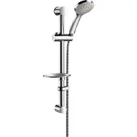 Delabie Brausegarnitur 5 Strahlarten mit Brausestange D25mm