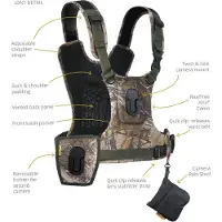 Cotton plus G3 two Camera Harness Realtree Xtra Camo #CC-147CAMO