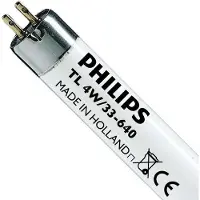 Philips TL Mini 4W/33-640, 4 W, G5, 10000 h, 140 lm, Cool white