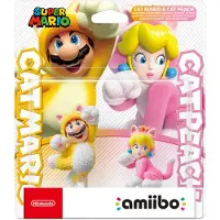 Amiibo Doppelpack Katzen-Mario + -Peach