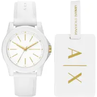 Giorgio Armani Exchange AX4367 Damen-Armbanduhr, Edelstahl-Gehäuse
