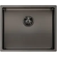 Reginox Spüle MIAMI 50 x 40 in der Farbe GUN METAL / PVD-Beschichtung / Spülbecken