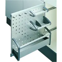 Hailo Auszug 3909001 Combi Vario AluLine Unterschrankauszug mit Haken