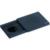 Evoline Schulte 1592 7000 0300 Square 80 Schuko mit USB-Charger schwarz