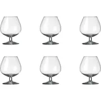 Royal Leerdam 6 x Cognacschwenker, Cognacglas, Glas, transparent, 25cl
