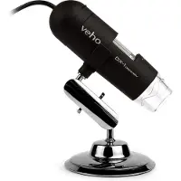 Veho DX-1, USB-Mikroskop, Schwarz, 200x, 10x, 2 MP, 1920 x 1080 Pixel