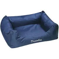 Flamingo Bett Dreambay rechteckig blau, Maße: 100 x 80 x 25 cm