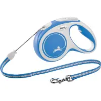 Flexi New Comfort M Cord 5 m blau Automatikleine