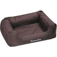 Flamingo Bett Dreambay rechteckig braun, Maße: 100 x 80 x 25 cm