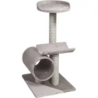 Flamingo Kratzbaum Burt 40x40x77 cm Grau