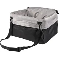 Flamingo Hunde-Autositz Ula Grau 41x36x25 cm