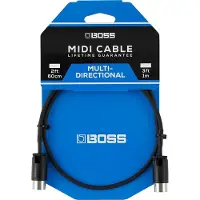 BOSS BMIDI-PB3 3ft/1m MIDI-Kabel mit einstellbarem Kabelwinkel