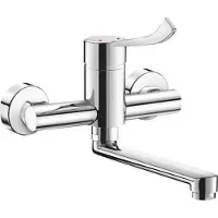 Delabie SPT-EHM W.-Mont. EP Securit. Schwenkausl. L.150 H-Hebel,Stdd