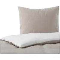 Passion for Linen KissenbezügePassion for Linen Belle White-Sand Gewaschenes Leinen-80 x 80 cm