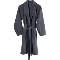 De Witte Lietaer Bademantel Felicia Dark Grey Damen-L