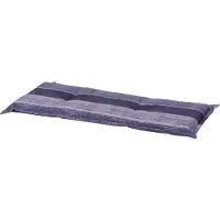 Madison Bankkissen 180 x 48 cm in Denim Blau mit Streifen – Wasserabweisend und Ideal für Gartenbänke