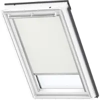 Velux Verdunkelungsrollo uni beige manuell Rahmen aluminium DKL FK04 1085S