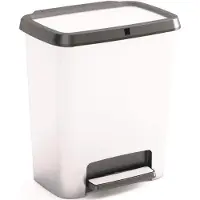 Curver Compatta Style Pedal Bin - 25 l - 38 x 28 x 43 cm