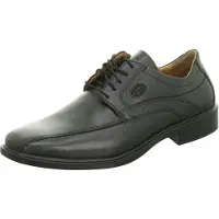 Jomos Schuhe Herren Halbschuhe Schnürschuhe Weite H Classic Neu 206202, Schuhgröße:47, Farbe:Schwarz