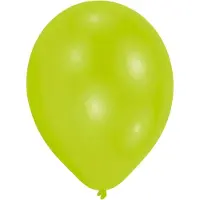 Amscan 25 Latexballons Standard Lime Green 27,5 cm / 11'